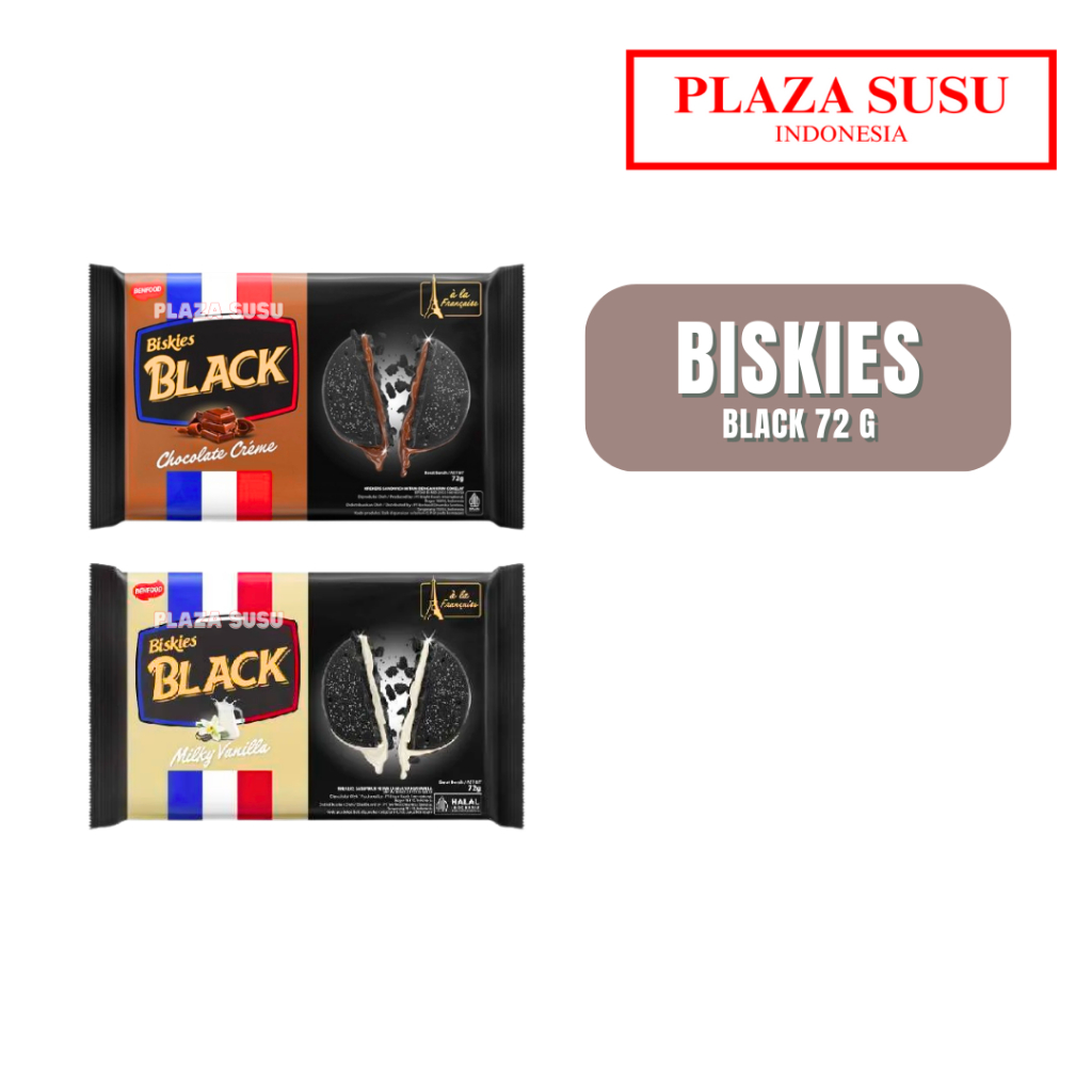 

BISKUIT SANDWICHI BISKIES BLACK VANILA/COKLAT CHOCOLATE KREKERS BISCUIT