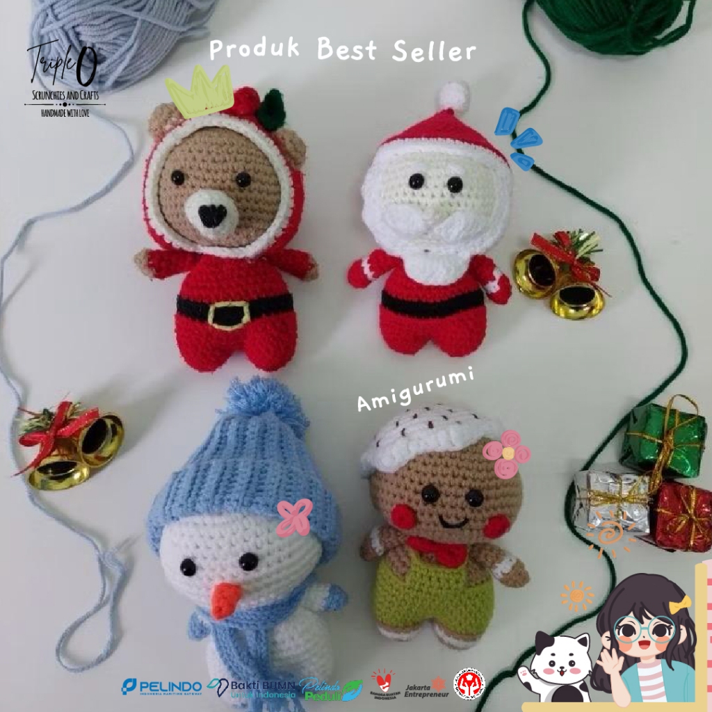 Amigurumi Edisi Natal/Rajutan Amigurumi Christmas