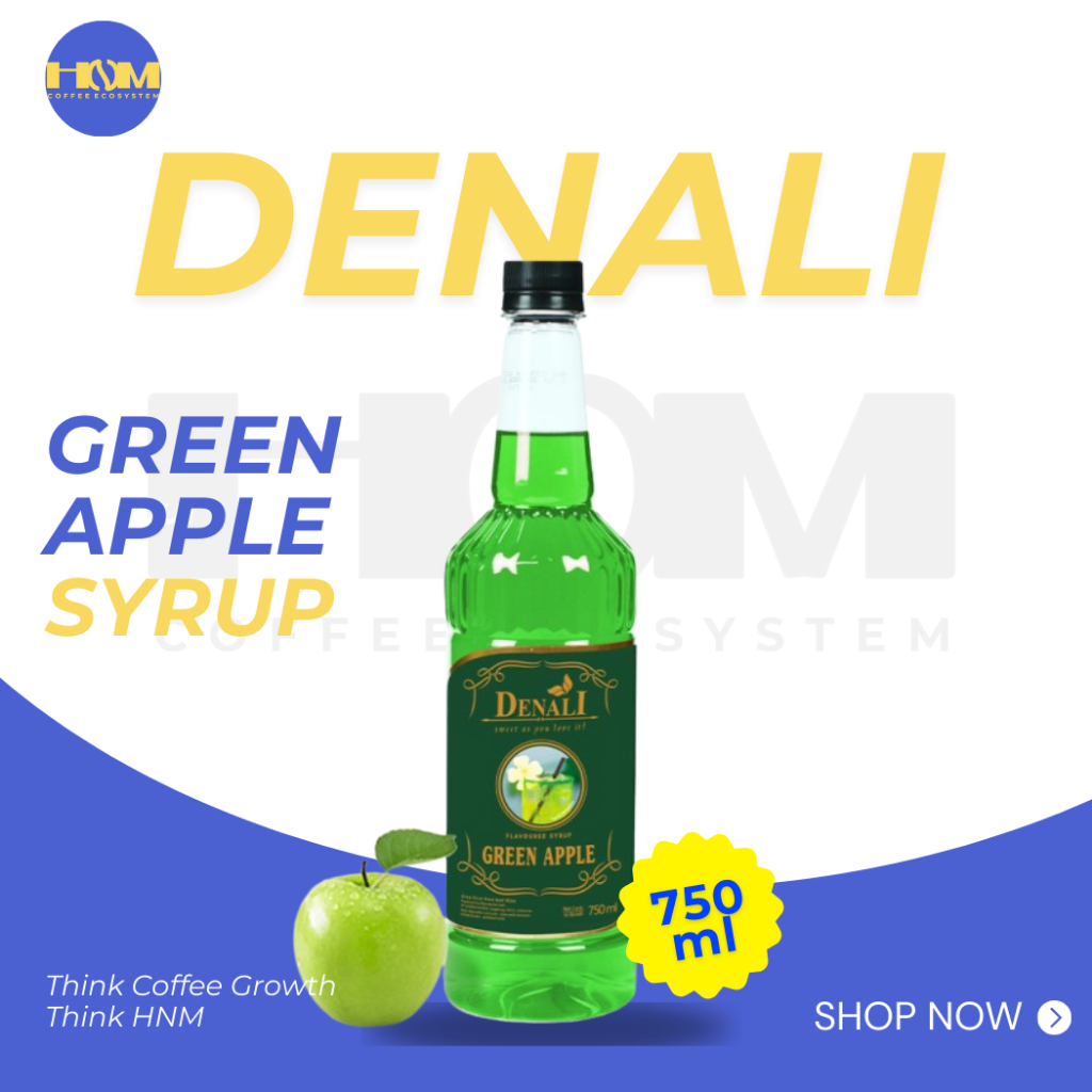 

Sirup Denali Green Apple 750ml | Syrup Green Apple Denali 750 ml