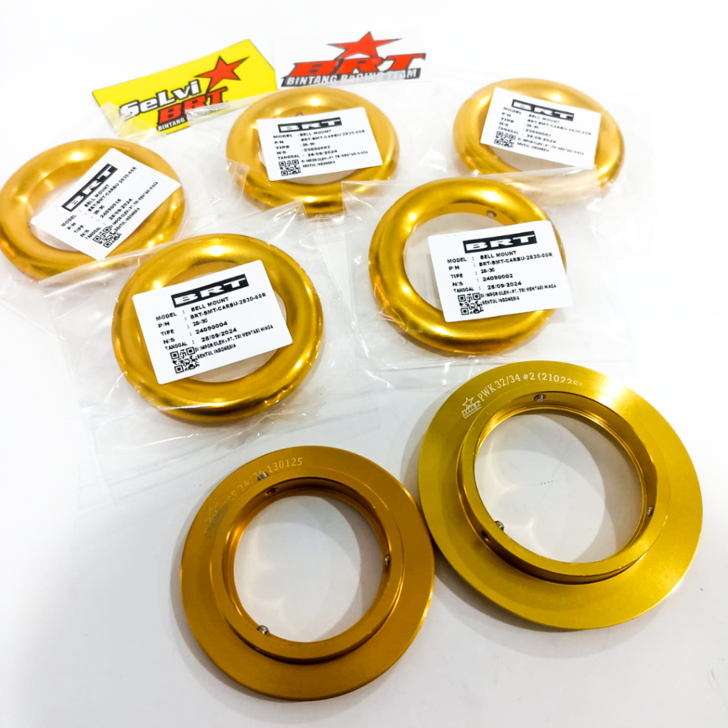 Bellmouth Bell Mount BRT Ring Velocity Donat Corong KARBU KARBURATOR PE SF PWK 24 26 28 30 32 34 mm