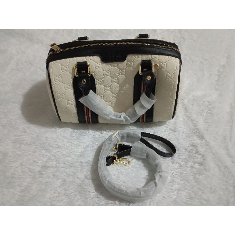 Gucci Boston White Handbag