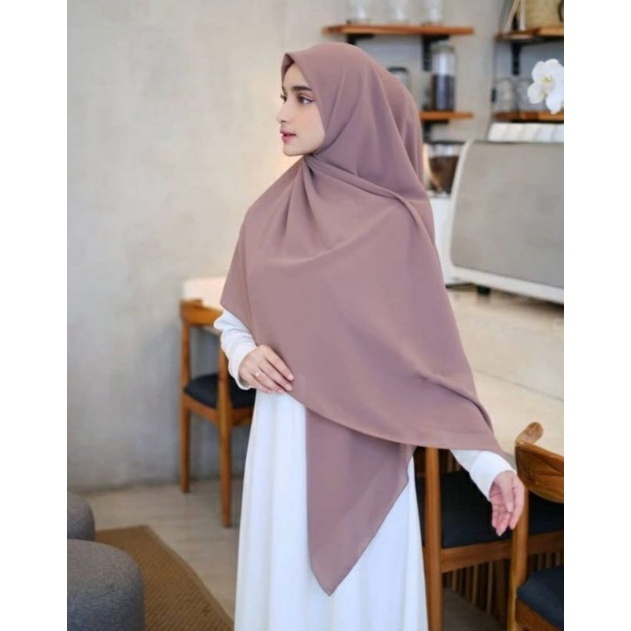 HIJAB SEGIEMPAT 130 X 130 // SEGIEMPAT CERUTY PREMIUM // HIJAB JILBAB KERUDUNG SEGIEMPAT
