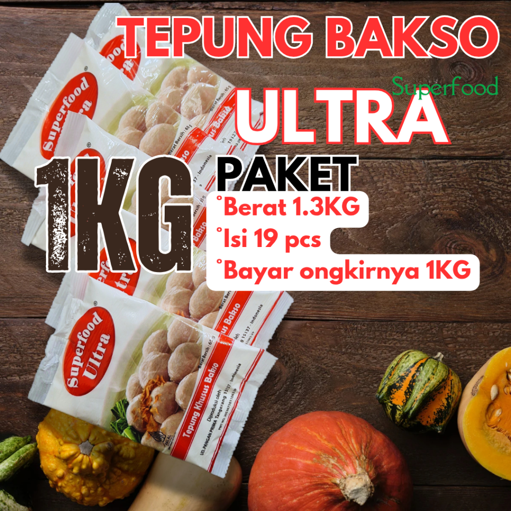 

Superfood Tepung Bakso Ultra paket 1KG