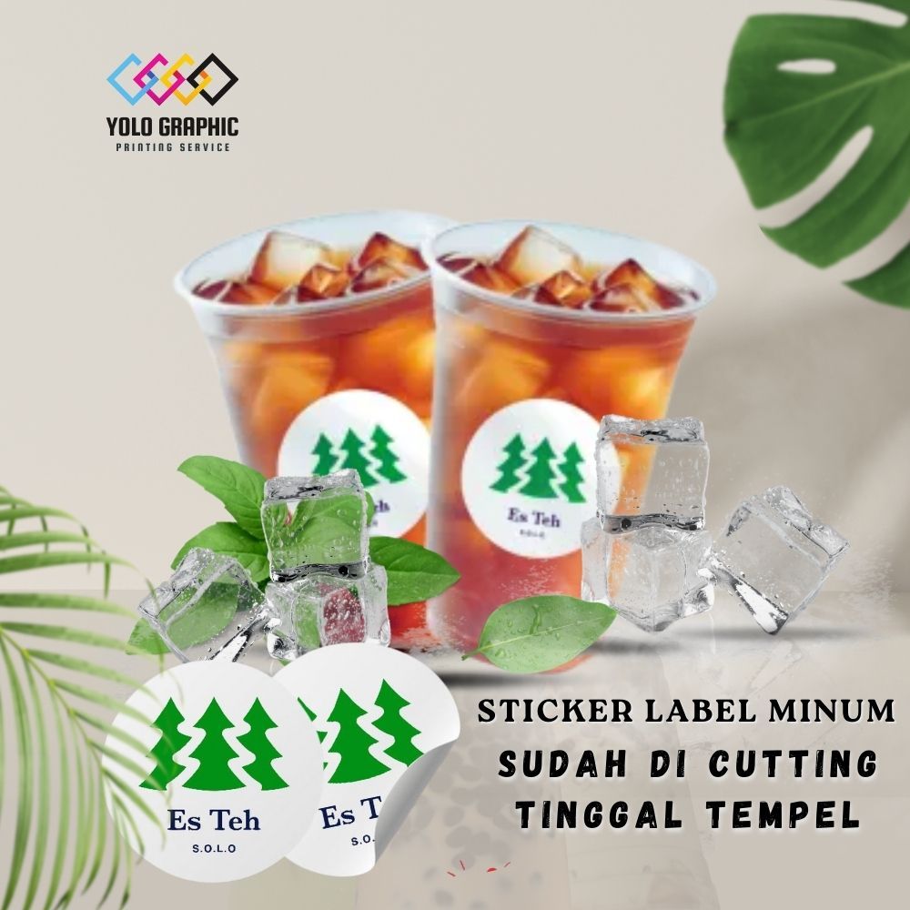 

Stiker Label Minuman Es Teh Solo Sticker Gelas Cup Es Teh