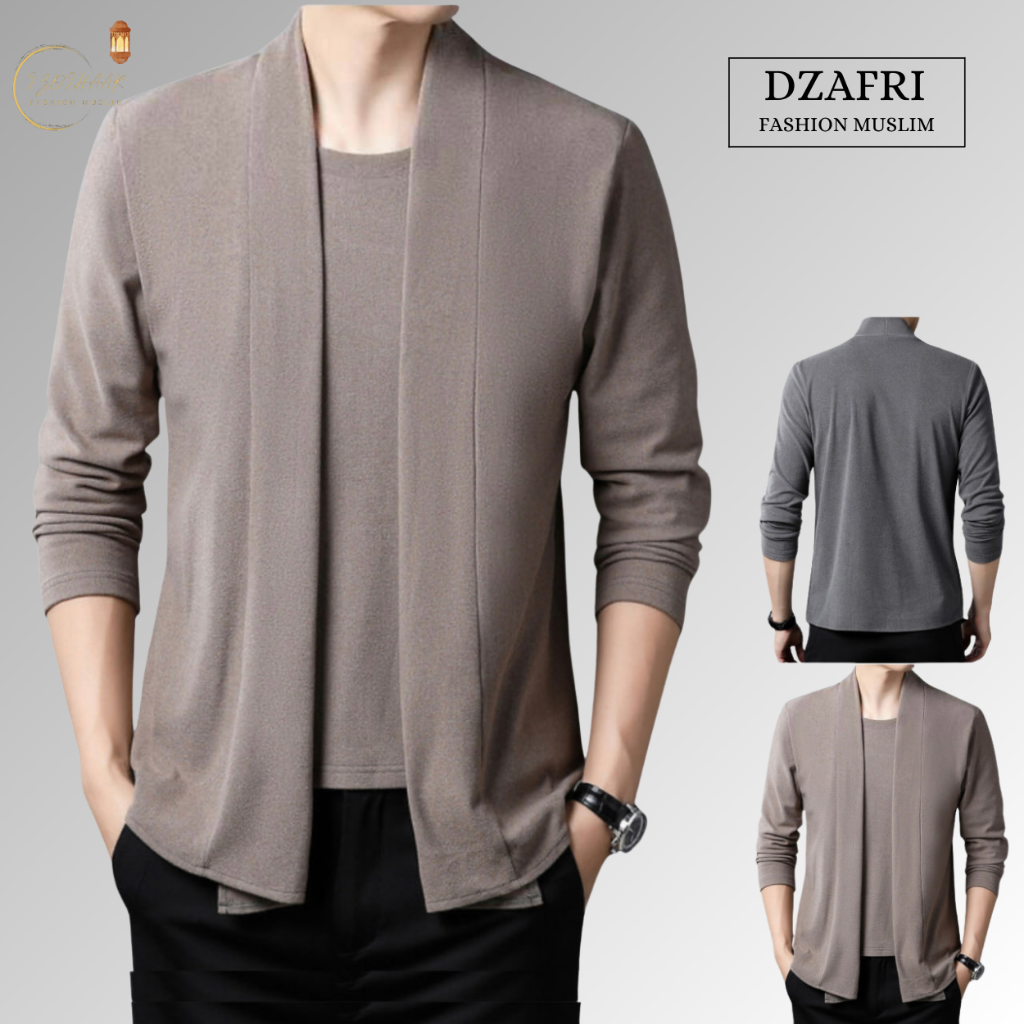 Baju Kaos Tshirt Blazer Matoa Lengan Panjang&Blazer Menyatu Untuk Pria Dewasa