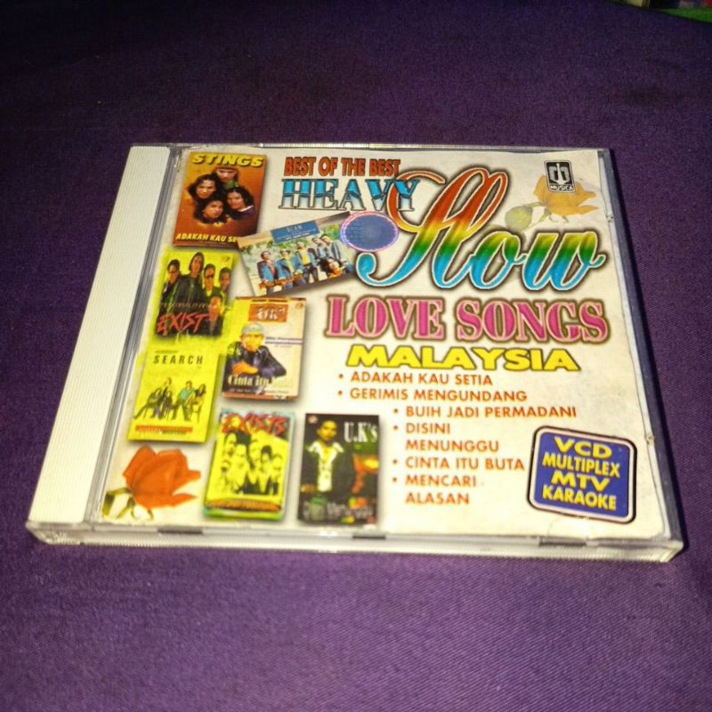 VCD BEST OF THE BEST HEAVY SLOW LOVE SONGS MALAYSIA VARIOUS ARTIST STINGS SLAM EXISTS ZIANA ZAIN UKS
