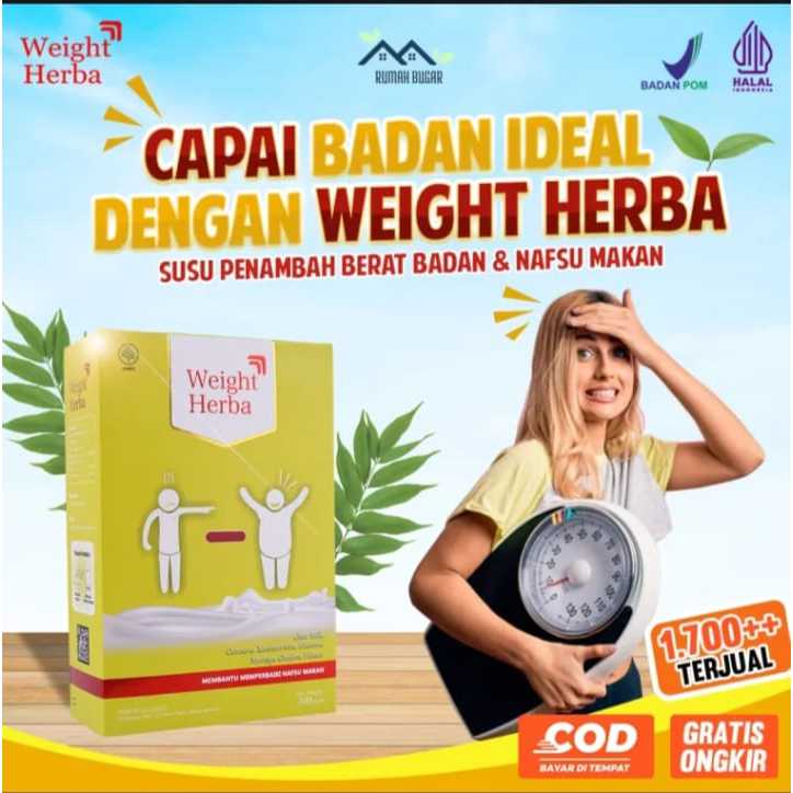 

WEIGHT HERBAL - 100% SUSU PENGGEMUK BERAT BADAN & PENAMBAH NAFSU MAKAN