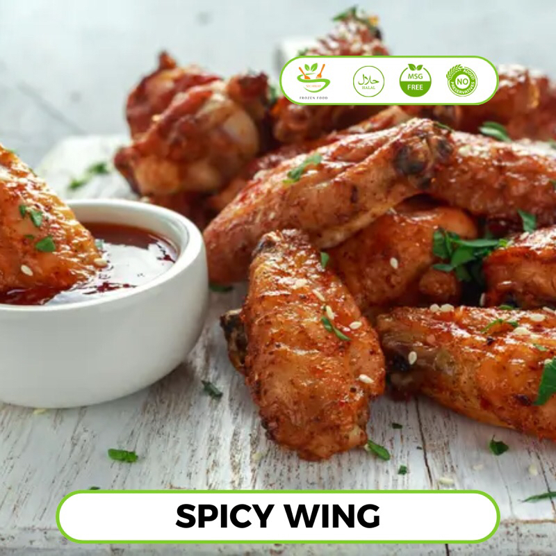 

Spicy chicken wing no msg, no pengawet - supplier HOREKA