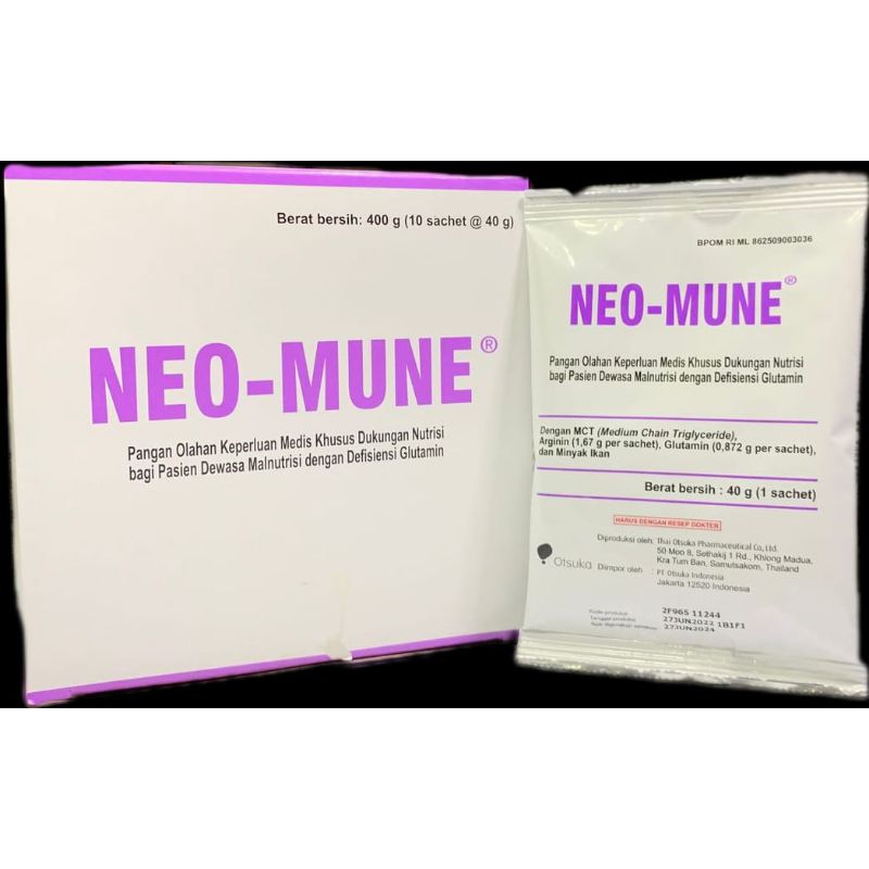 

Neomune 40gram 1box isi 10 sachet promo!!