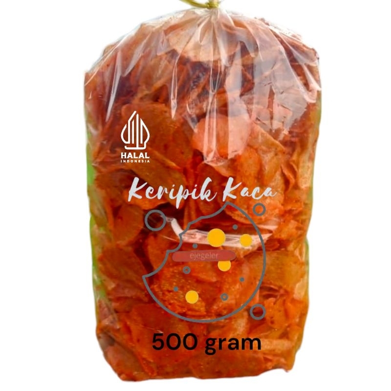 

Keripik Kaca 500 gram ejegeler Snack