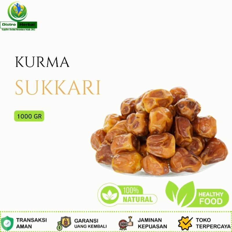 

SUKARI - Kurma Sukari Sukkari Kemasan 1 Kg Murah Ori