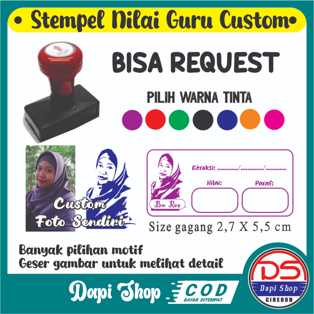 

STEMPEL NILAI GURU FLASH WARNA CUSTOM