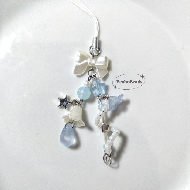 Stardust Serenade Keychain | Phone Strap | Bag charm | Beads keychain | Gantungan Kunci/Tas/HP Manik