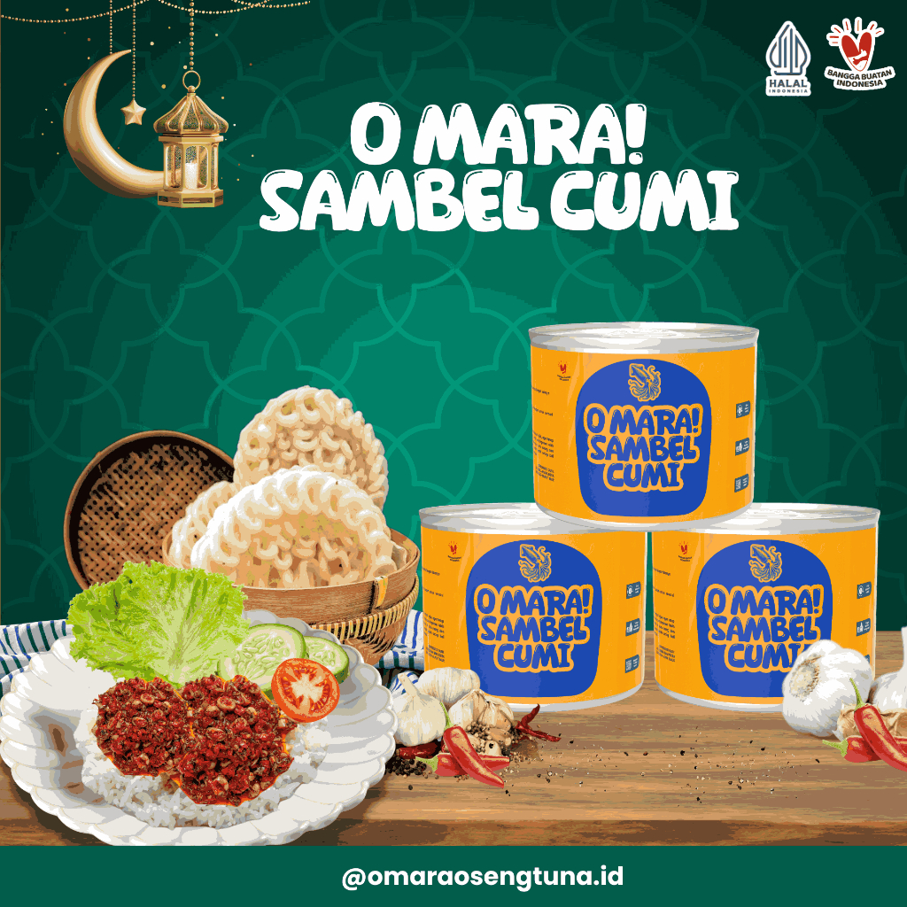 

Omara Sambal Cumi 150g – Lauk Siap Saji, Pedas Gurih, Tahan Lama