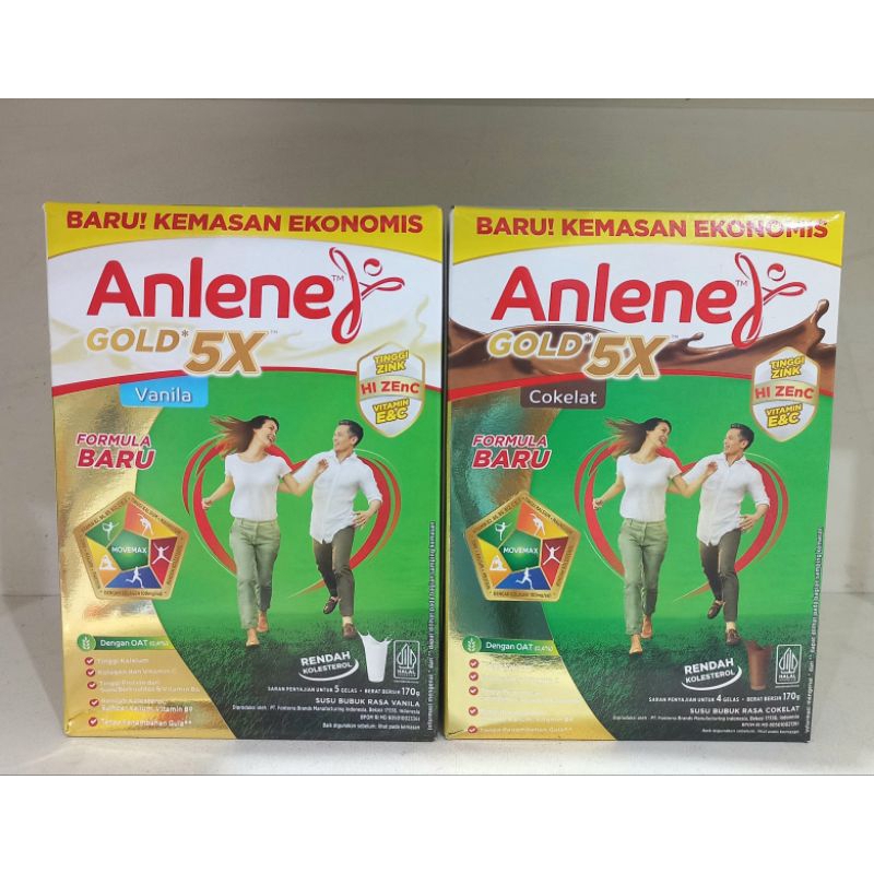 

ANLENE GOLD 170gr COKELAT VANILLA