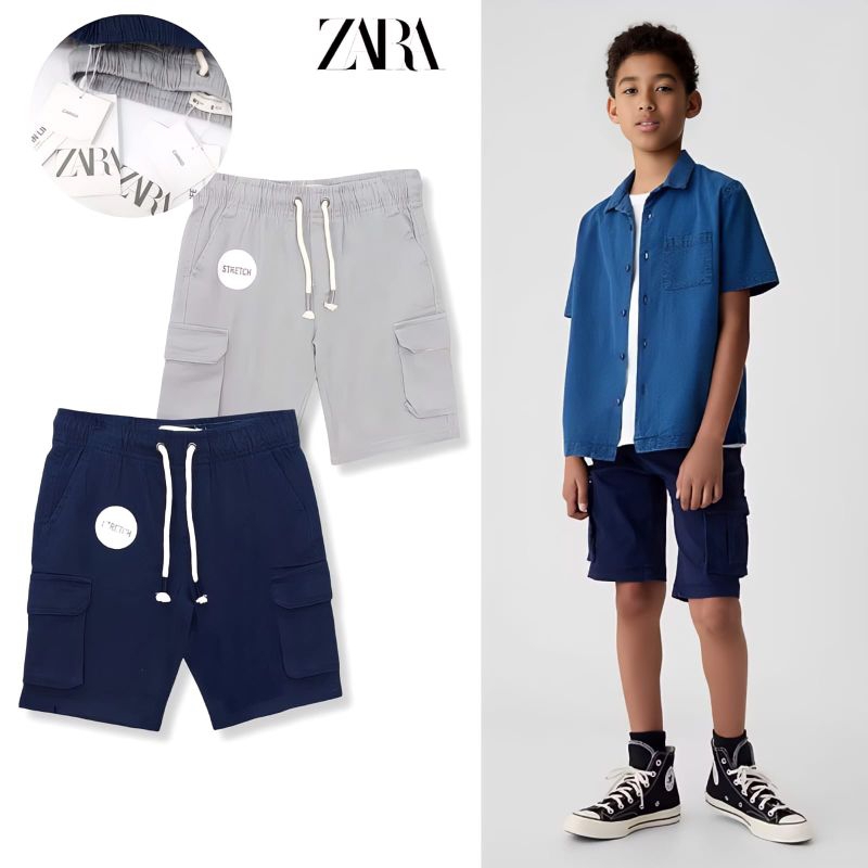 Zara Celana Kargo pendek Anak laki laki