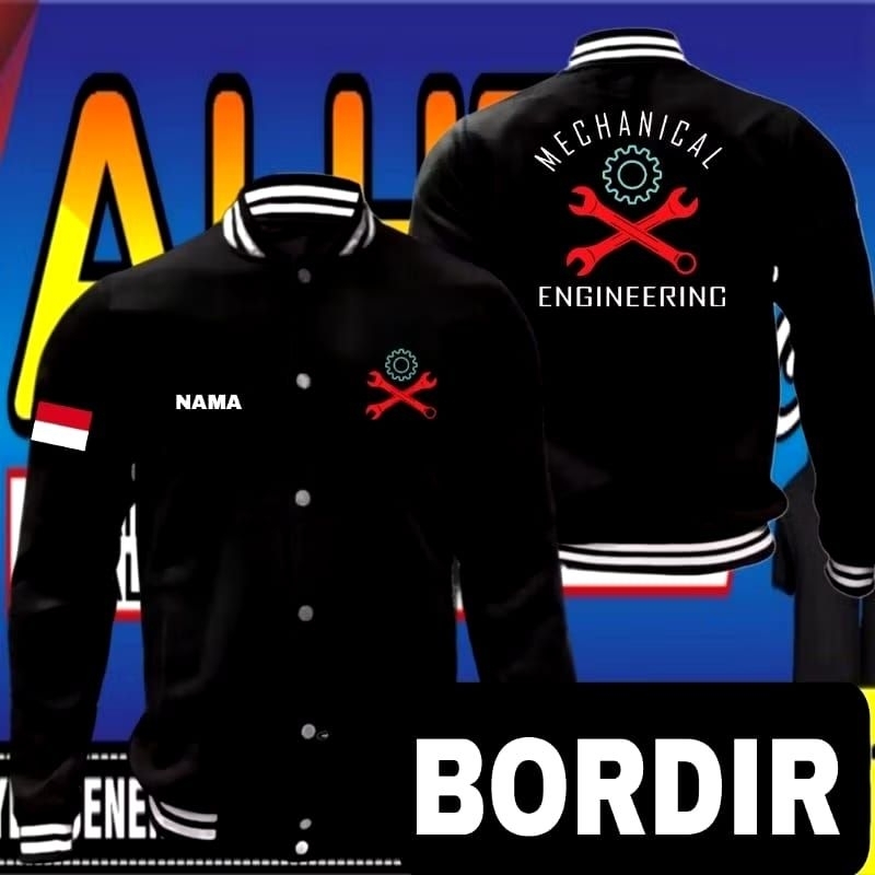 Jaket bordir mechanical engineering jaket mechanical engineering jaket varsity mechanical engineerin