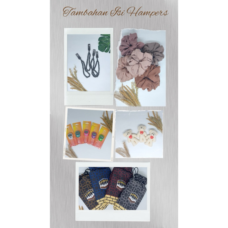 

Tambahan isi hampers