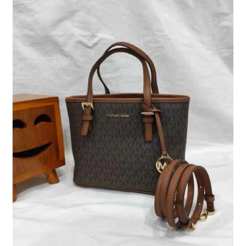 Preloved Michael Kors MK Jet Set Travel Extra Small