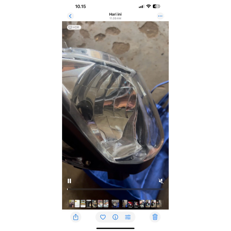 headlamp ori yamaha mt25.5