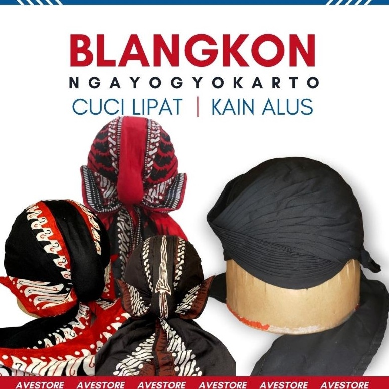 KODE A5R Blangkon Alusan Sliwir Blangkon Jogja cuci lipat kain alus