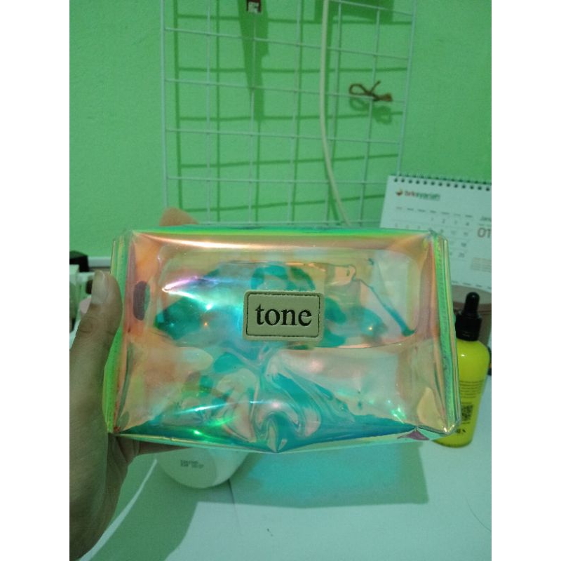 Pouch make up Tone hologram