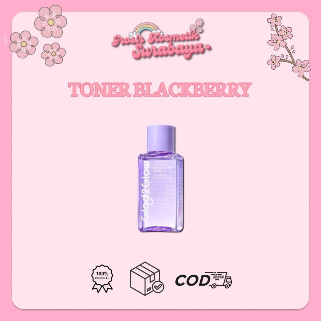 [ TERLARIS ] TONER BLACKBERRY EXFOLIATING GLAD2GLOW