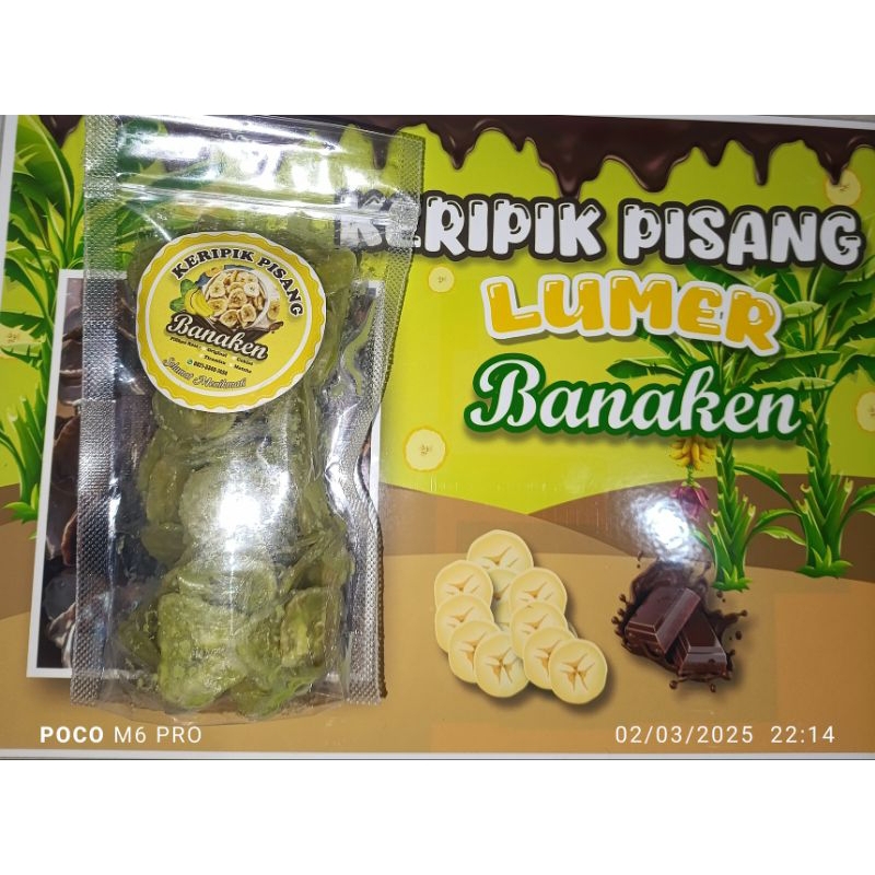 

kerpik pisang 5000an rasa matcha