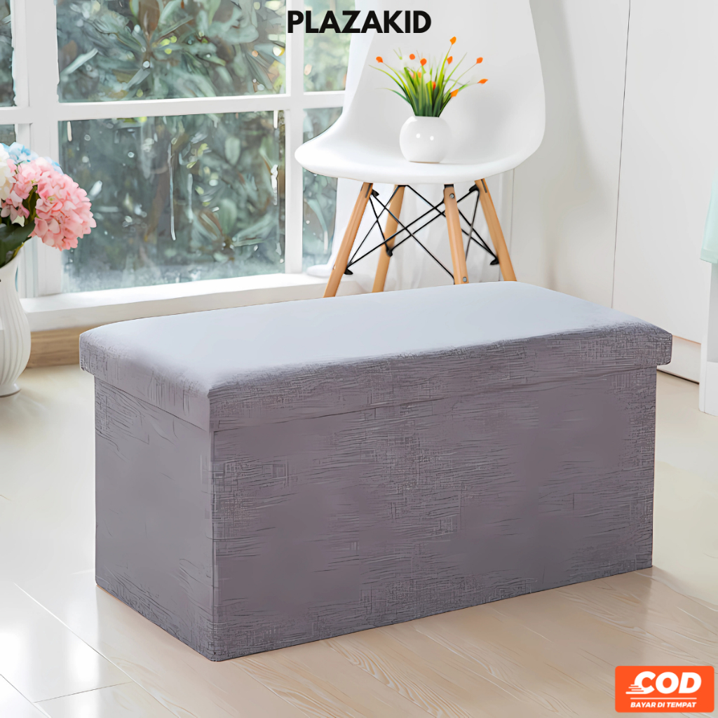 Sofa Kotak Penyimpanan Barang Multifungsi Foldable Storage Box