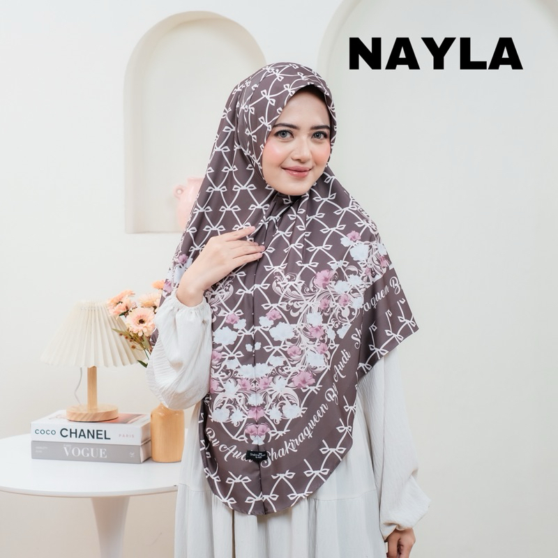 Bergo Printing | Bergo Motif | Hijab Instan | Hijab Motif | Kerudung Motif | Bergo Non Pad Bergo Mot