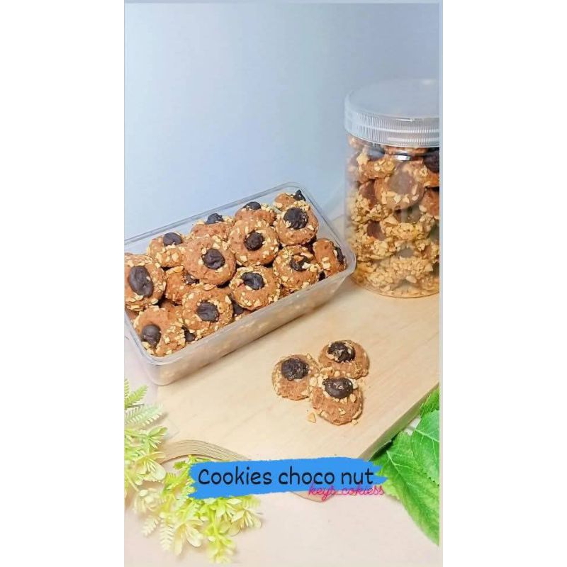 

Kue Cookies Choco Nut/Kue Kering Cookies Choco Nut/Kue Lebaran/Parcel Lebaran/Cemilan