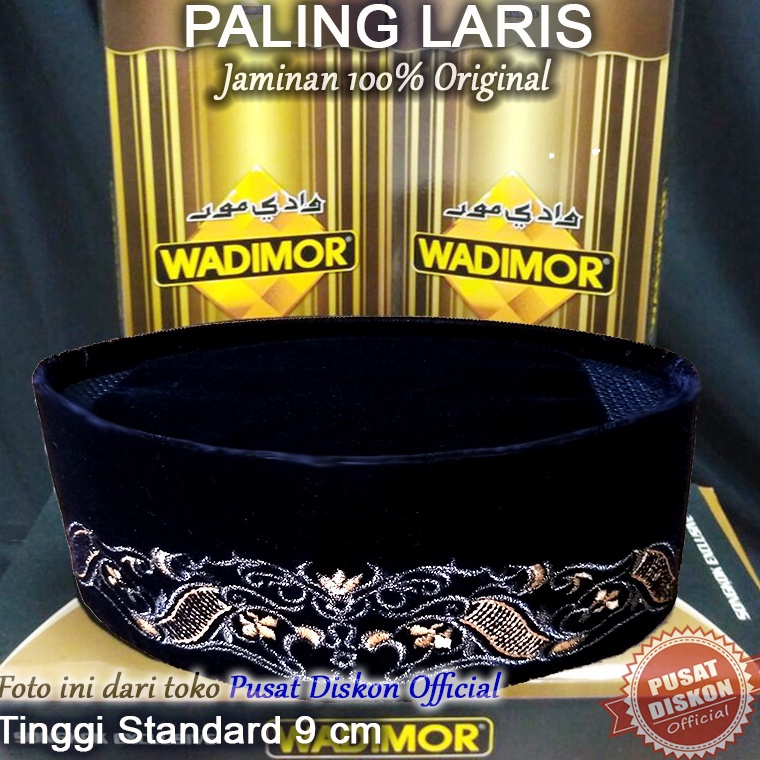KODE C24Q Peci Bordir Wadimor Kopiah Bordir Songkok Bordir Peci Batik Songkok Batik Dewasa Wadimor
