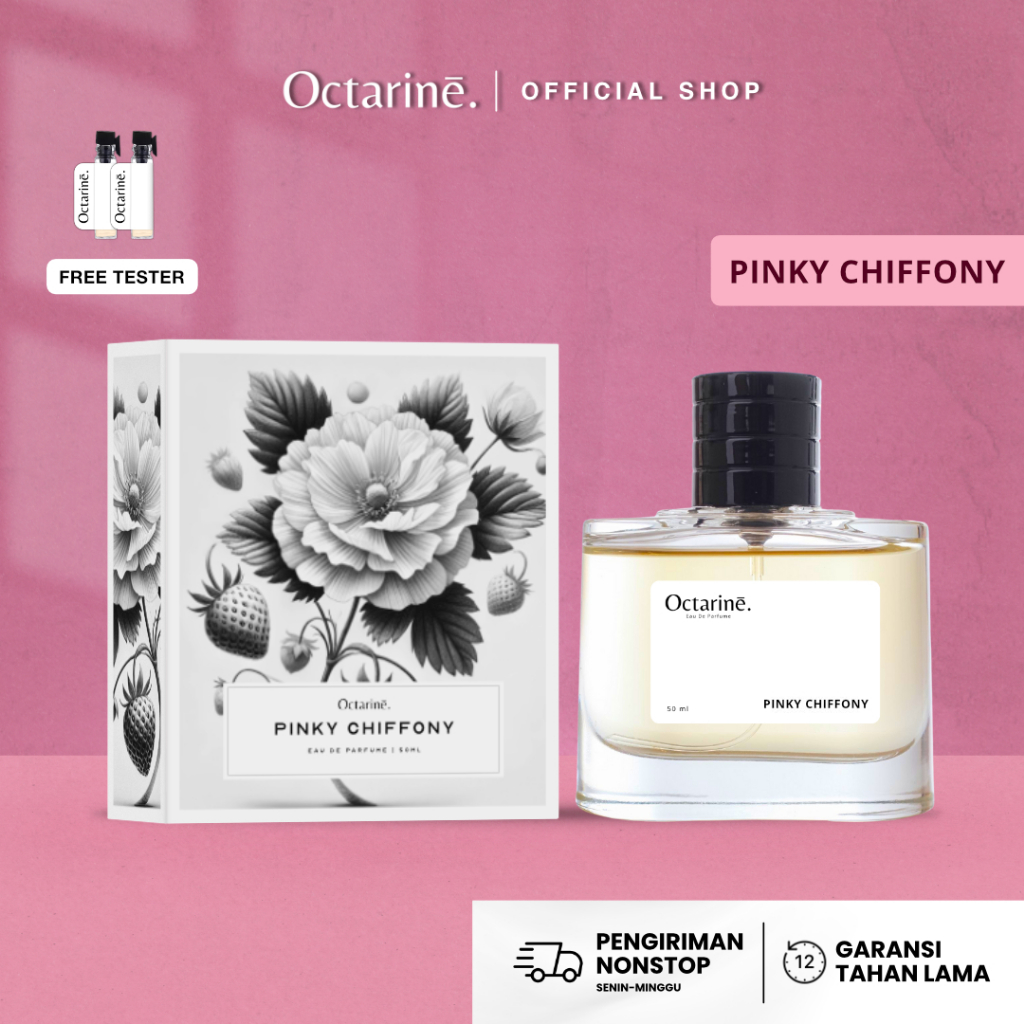 Octarine - Pinky Chiffony Parfum Wanita Aroma Sweet Vanilla