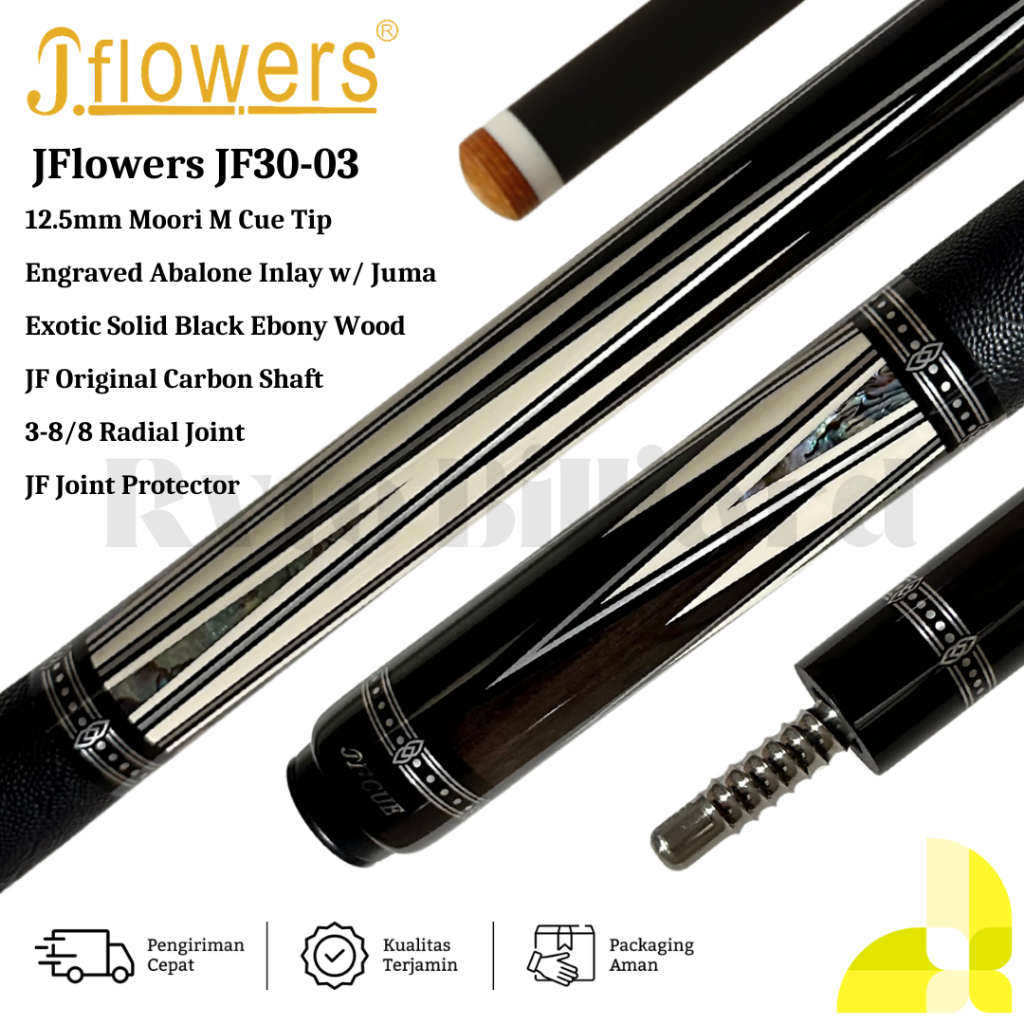 JFlowers JF30-03 Limited Edition | Stick Billiard Premium - Ryto BL
