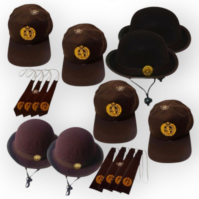Topi Pramuka SD + Dasi gerakan pramuka Bordil Premium Best Seller