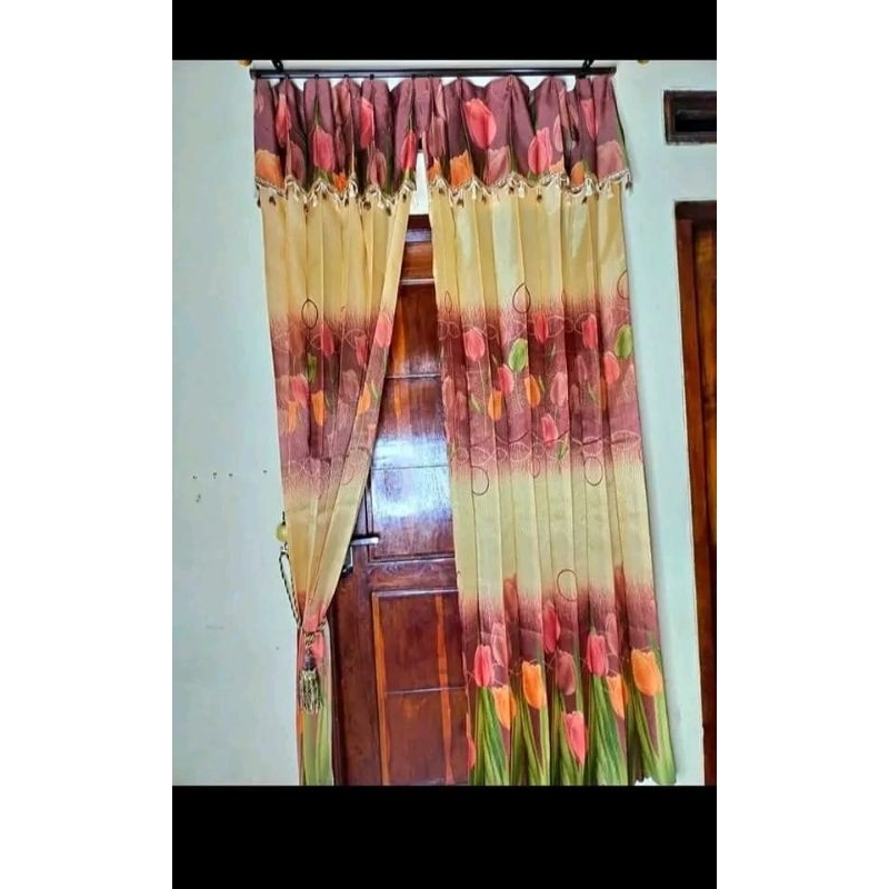 gorden ami/gorden motif tulip/gorden jendela/gordenpintu