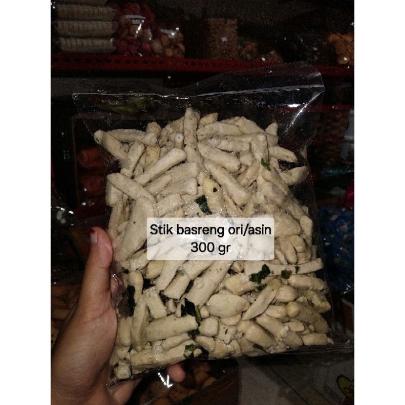 

Stik basreng ori/asin 300gr