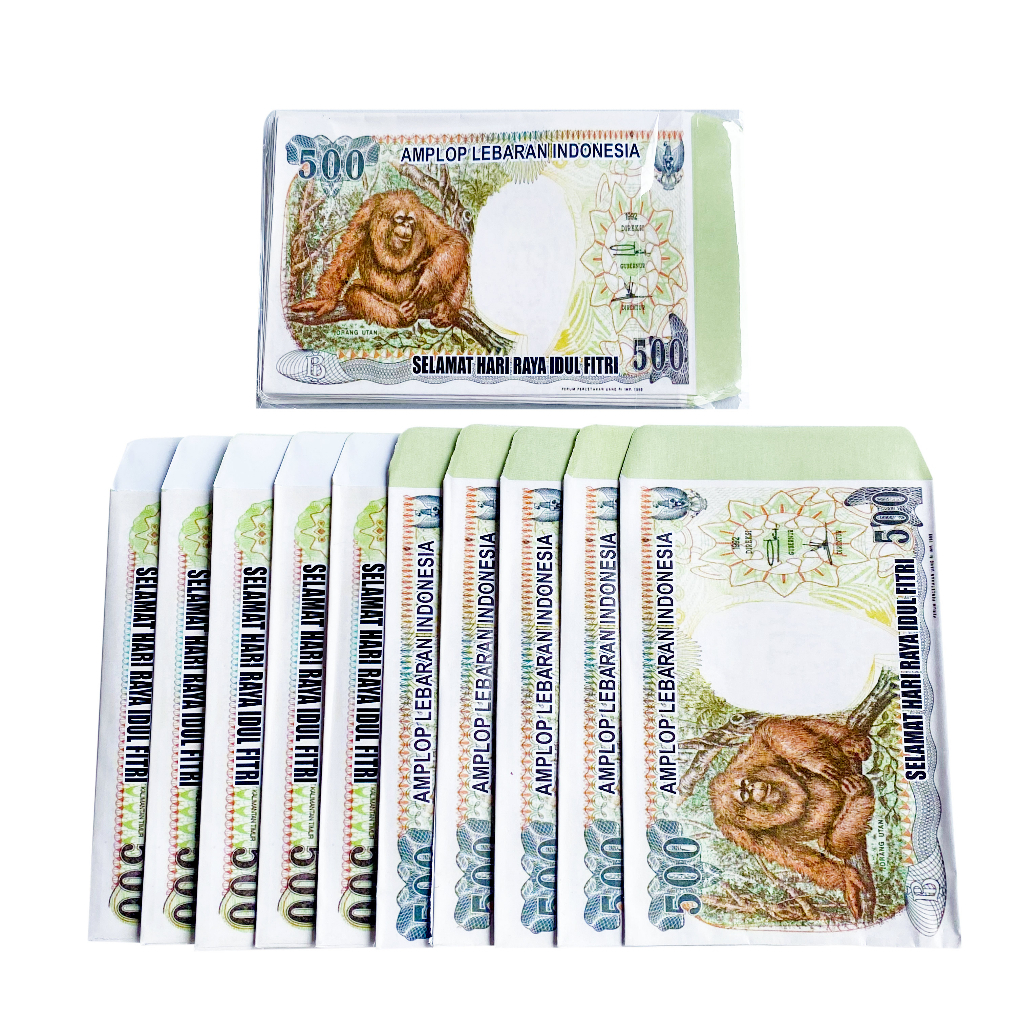 

AMPLOP LEBARAN MOTIF UANG ISI 10 LEMBAR