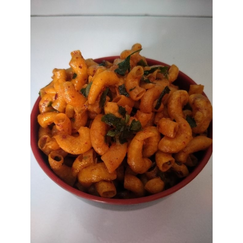 

Makaroni pipa pedas daun jeruk mskaroni bantet