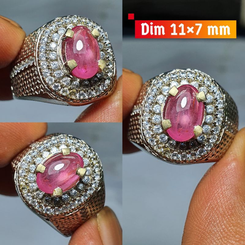 CINCIN PRIA PERMATA RUBY MOZAMBIQUE