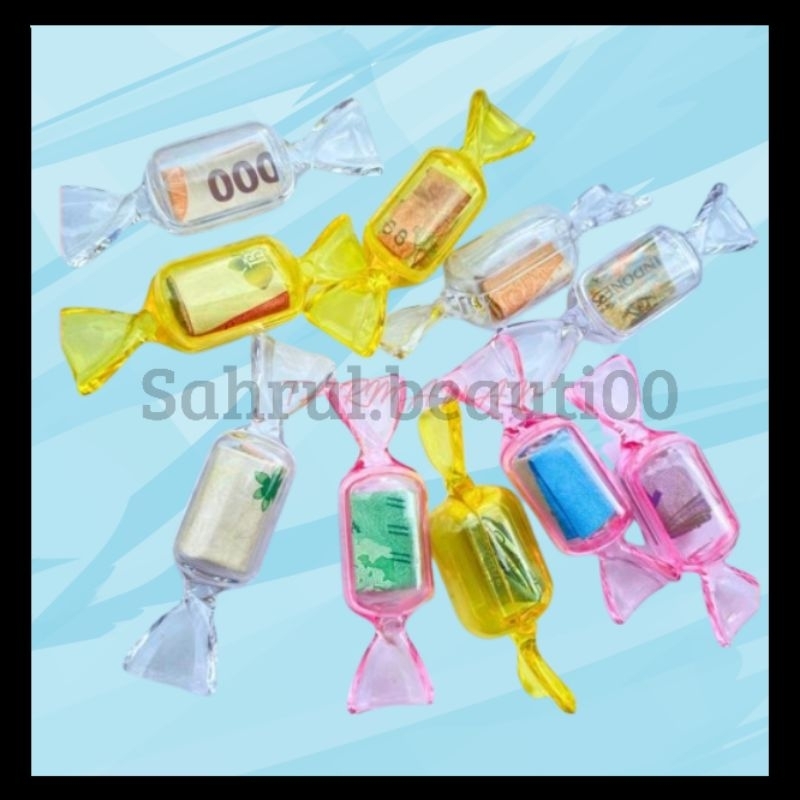 

10 pcs amplok akrilik cocok buat lebaran bagi bagi THR amplok unik