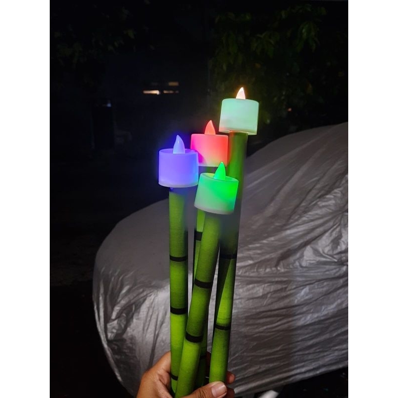 Lampion Takbir Obor Led  ( paket 50pcs )