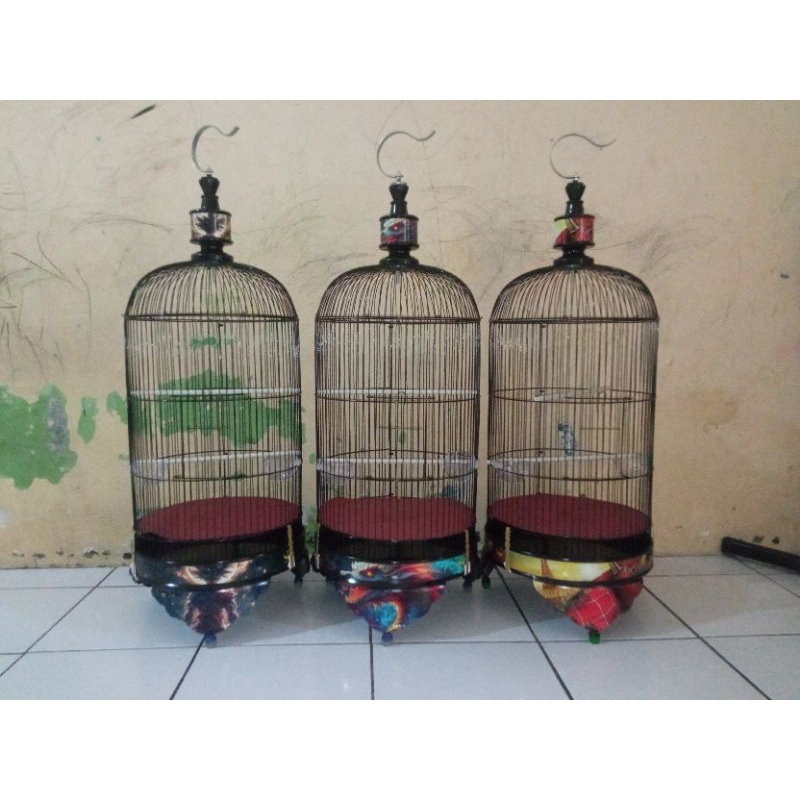 Sangkar lovebird pvc dekal stiker