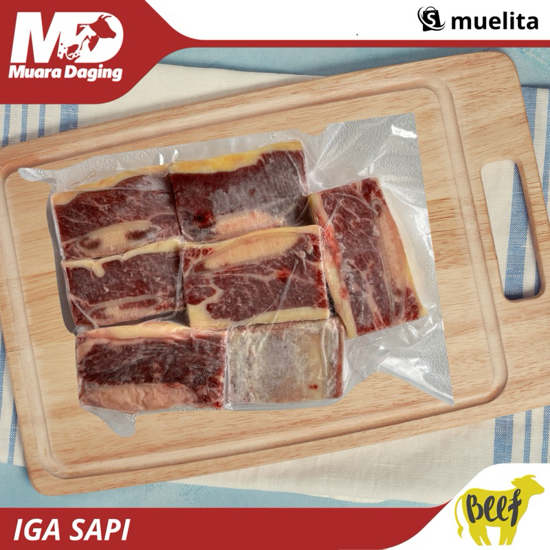 

MD FARM GrassFed Daging Iga Sapi 500gr - BEBAS Hormon Sintetis & Antibiotik