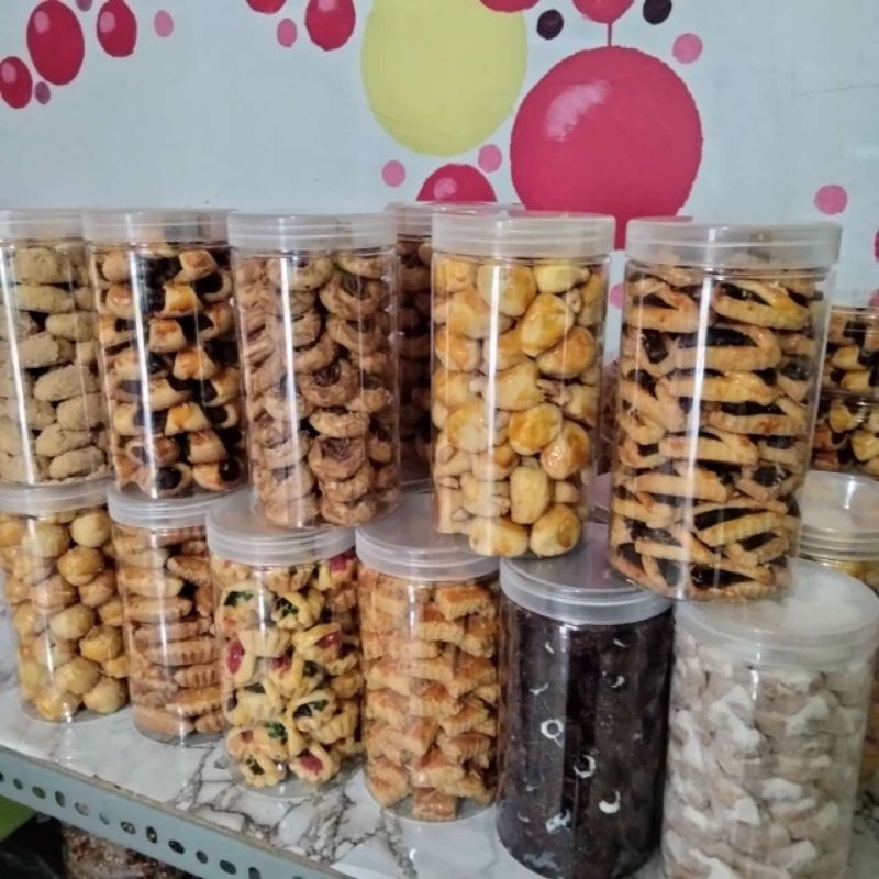 

Aneka kue kering kue lebaran nastar kastengel toples tabung enak