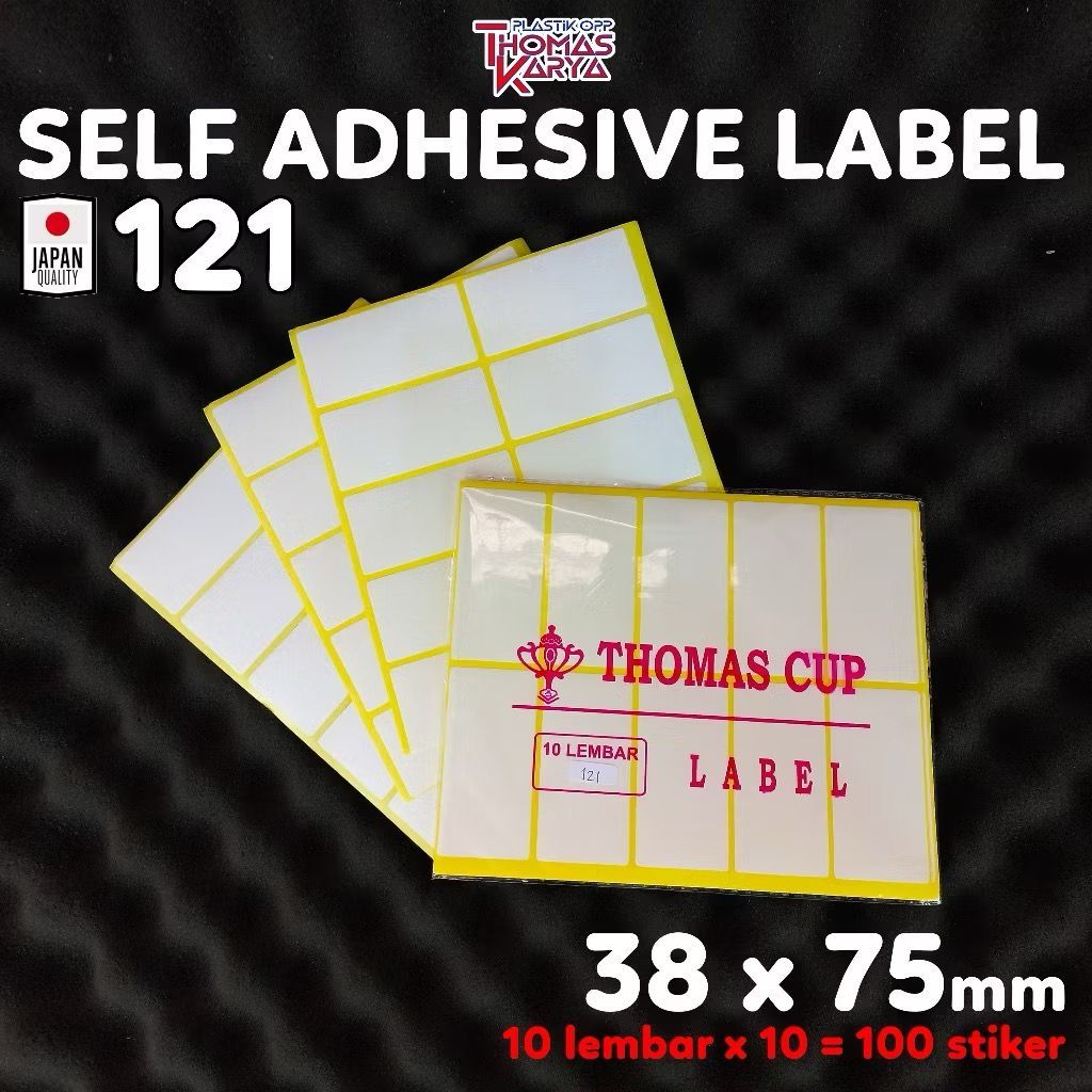 BUNDLE 50 PACK Label Stiker 121 isi 5000 Lembar Sticker Nama Undangan Harga Self Adhesive