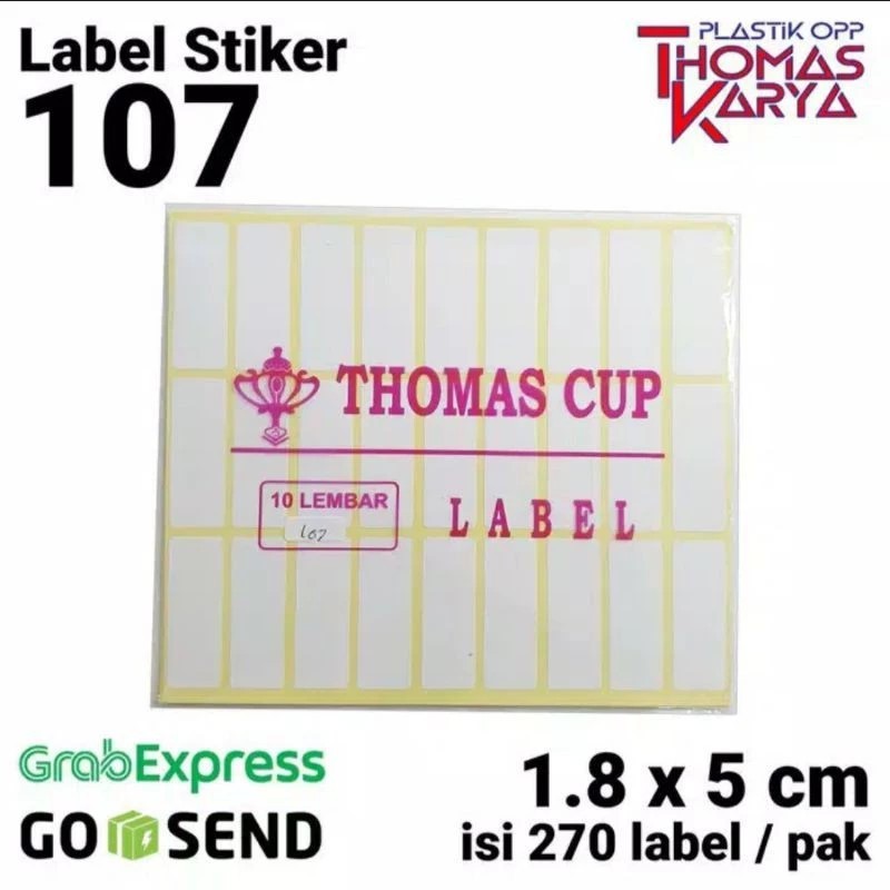 

BUNDLE 50 PACK Label Stiker 107 isi 5000 Lembar Sticker Nama Undangan Harga Self Adhesive