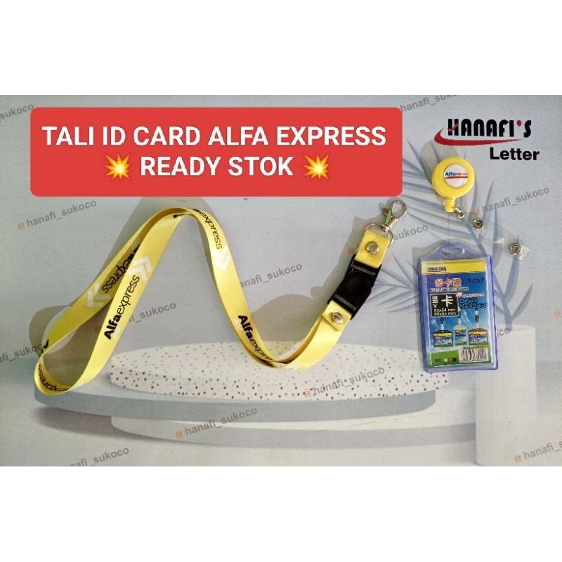 

[READY STOK] Tali id card Alfa express Alfaexpress satuan