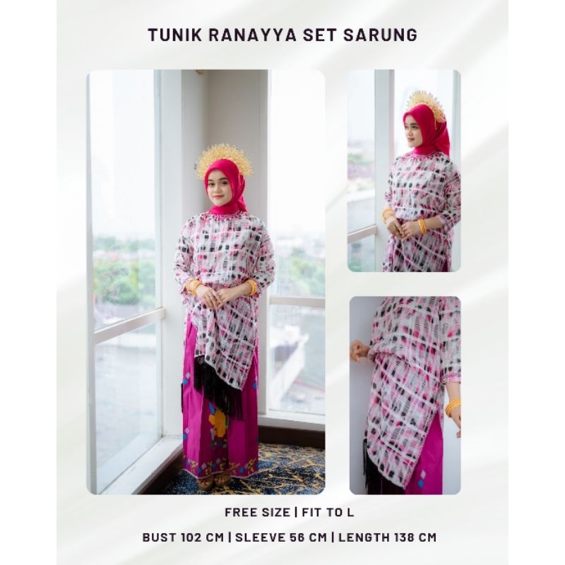 Tunik Ranayya set sarung