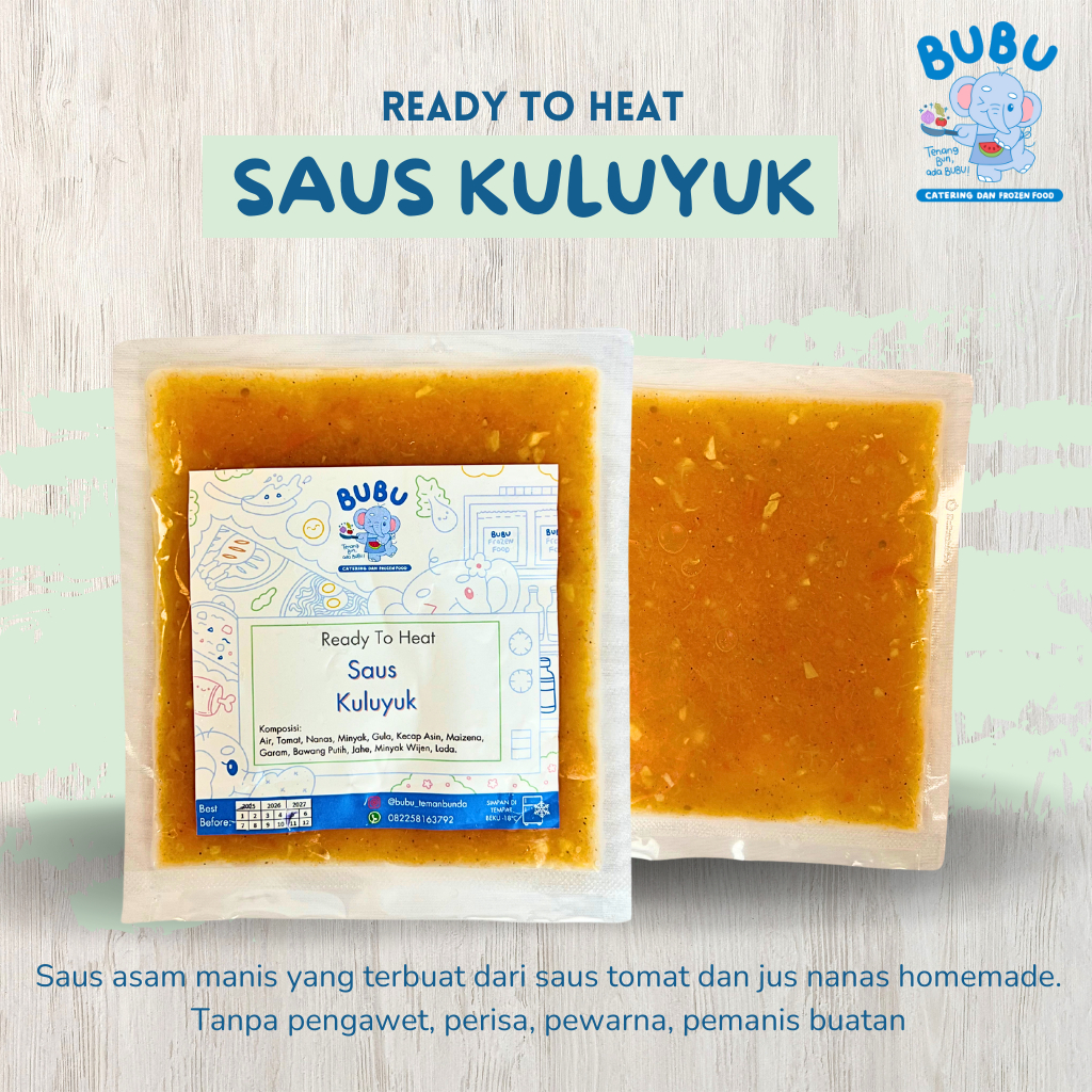 

SAUS KULUYUK ORIGINAL BUBU FROZEN FOOD ISI KEMASAN 100GR